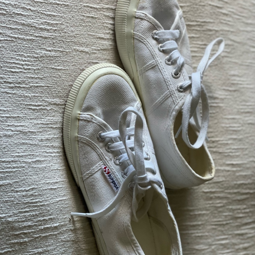 White Superga Fashion sneakers Size US7/EU 37.5.
